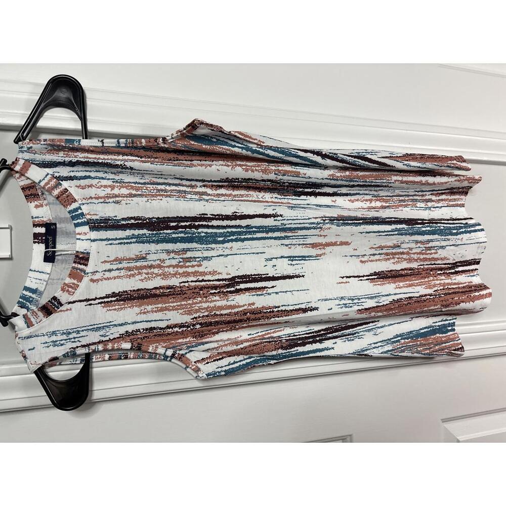 Sampeel Sleeveless Striped Casual Top Size S 400